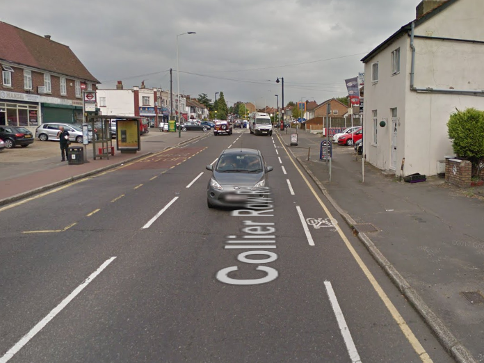 Police called following acid attack in Collier Row Road: Google Maps