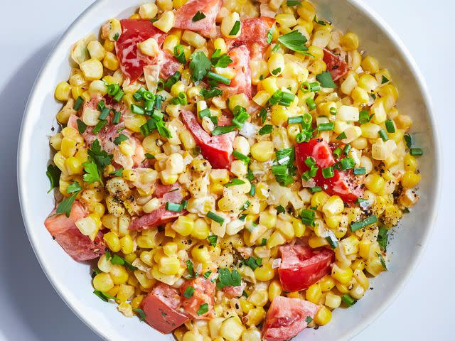 AR Magazine Creamed Corn with Tomatoes