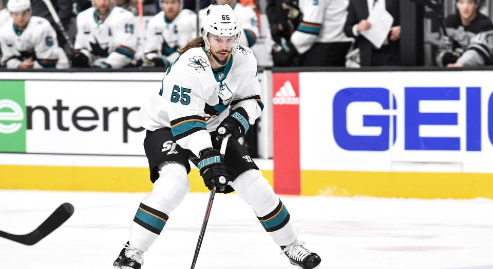 Erik Karlsson may be punished for the Scott Stevens impression that he pulled out against the Los Angeles Kings on Saturday. (Photo by Brandon Magnus/NHLI via Getty Images)