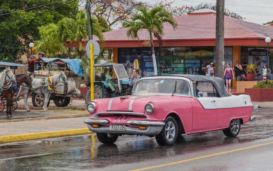 Classic cars cruise the avenues in Varadero