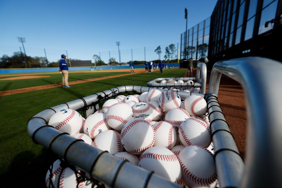 MLB spring training begins in February.