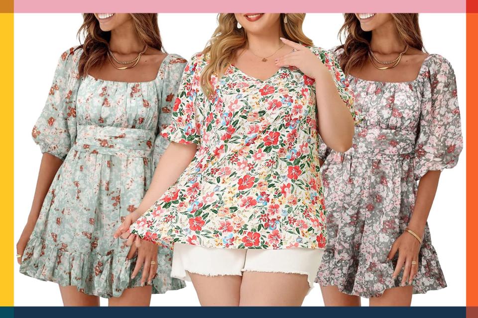 Amazon Floral Tops Skirts Dresses Roundup Tout