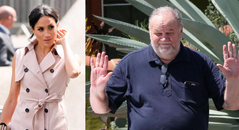 Thomas Markle pulled out of his daughter’s wedding one week before. (Photos: Rex/ABC)