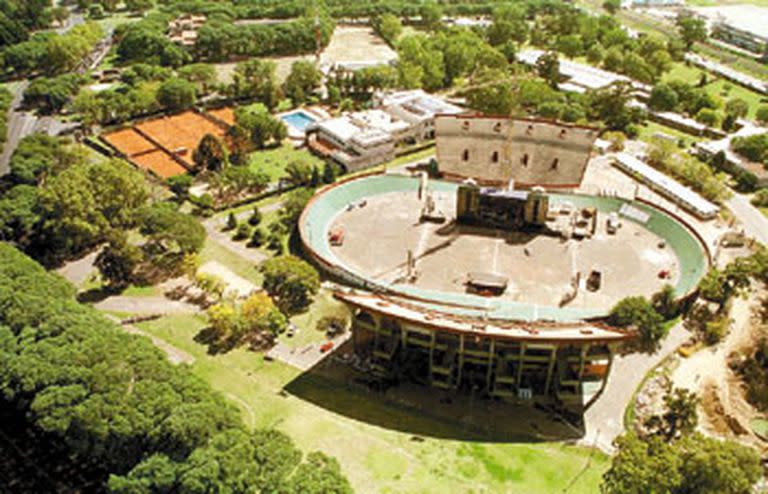 Una vista panorámica del Velódromo, proyectado hace 25 años como una posible sede del Centro Nacional de tenis