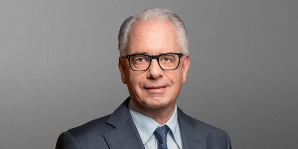 Credit Suisse's new CEO Ulrich Koerner is seen in an undated handout photo provided to Reuters, July 27, 2022.