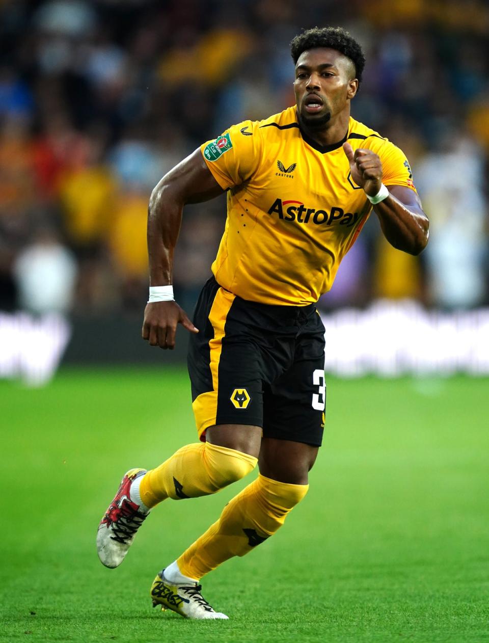 Adama Traore is happy at Wolves, according to Bruno Lage (David Davies/PA) (PA Wire)