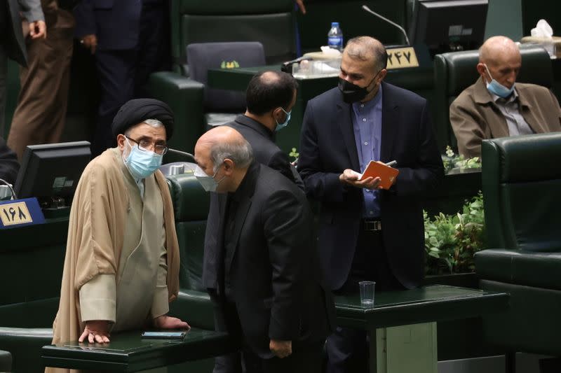 Vote of confidence in the cabinet of President Ebrahim Raisi in Tehran