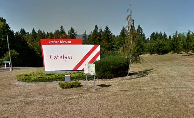 Catalyst Paper operates a mill in Crofton, B.C., on Vancouver Island.