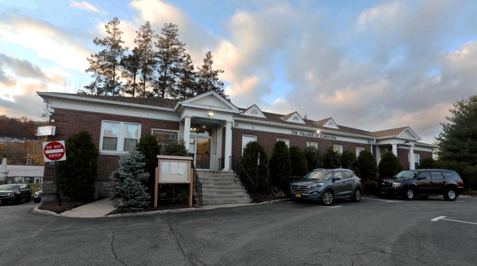 Elmsford Village Hall, photographed on 15 November 2021.