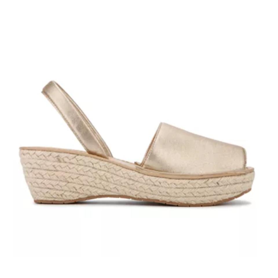 Kenneth Cole Women's Fine Glass Platform Wedge Sandals. (Photo: Macy's)