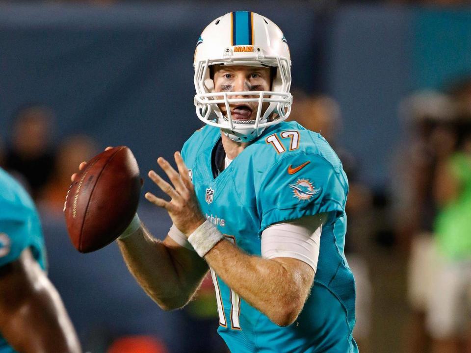 Miami Dolphins quarter-back Ryan Tannehill missed last season with injury (Getty Images)