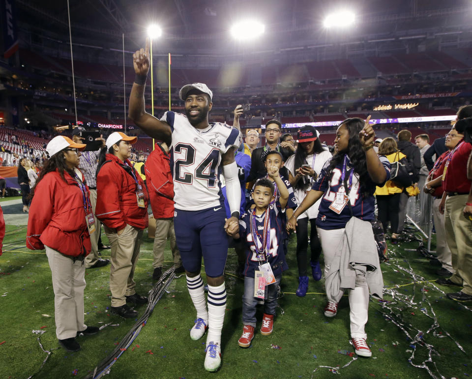 Revis ends his career a Super Bowl champ and four-time All-Pro. (AP)