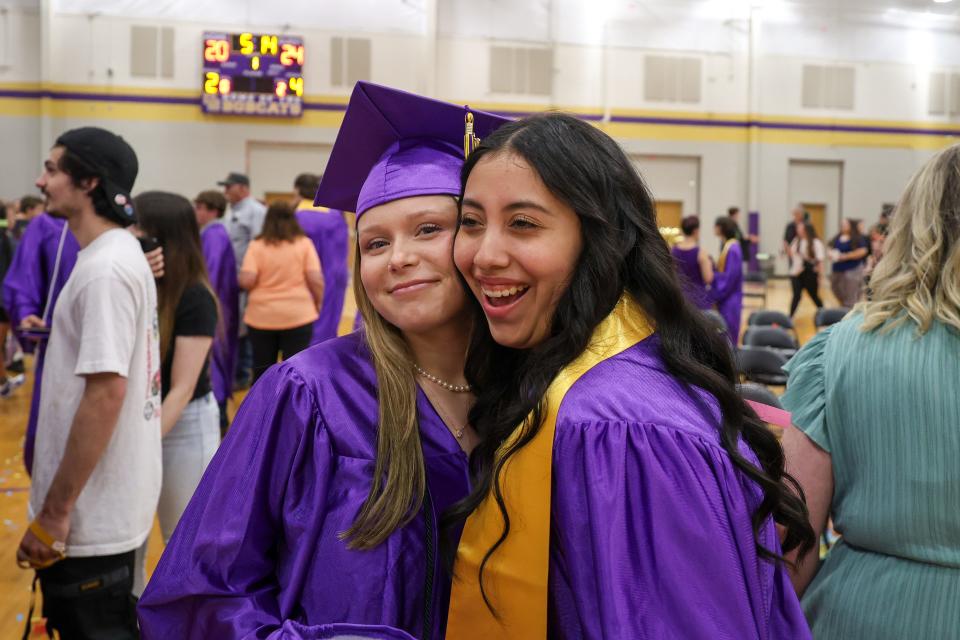 Scenes from the Oliver Springs Academy graduation, in Oliver Springs, Tenn., Tuesday, May 14, 2024.