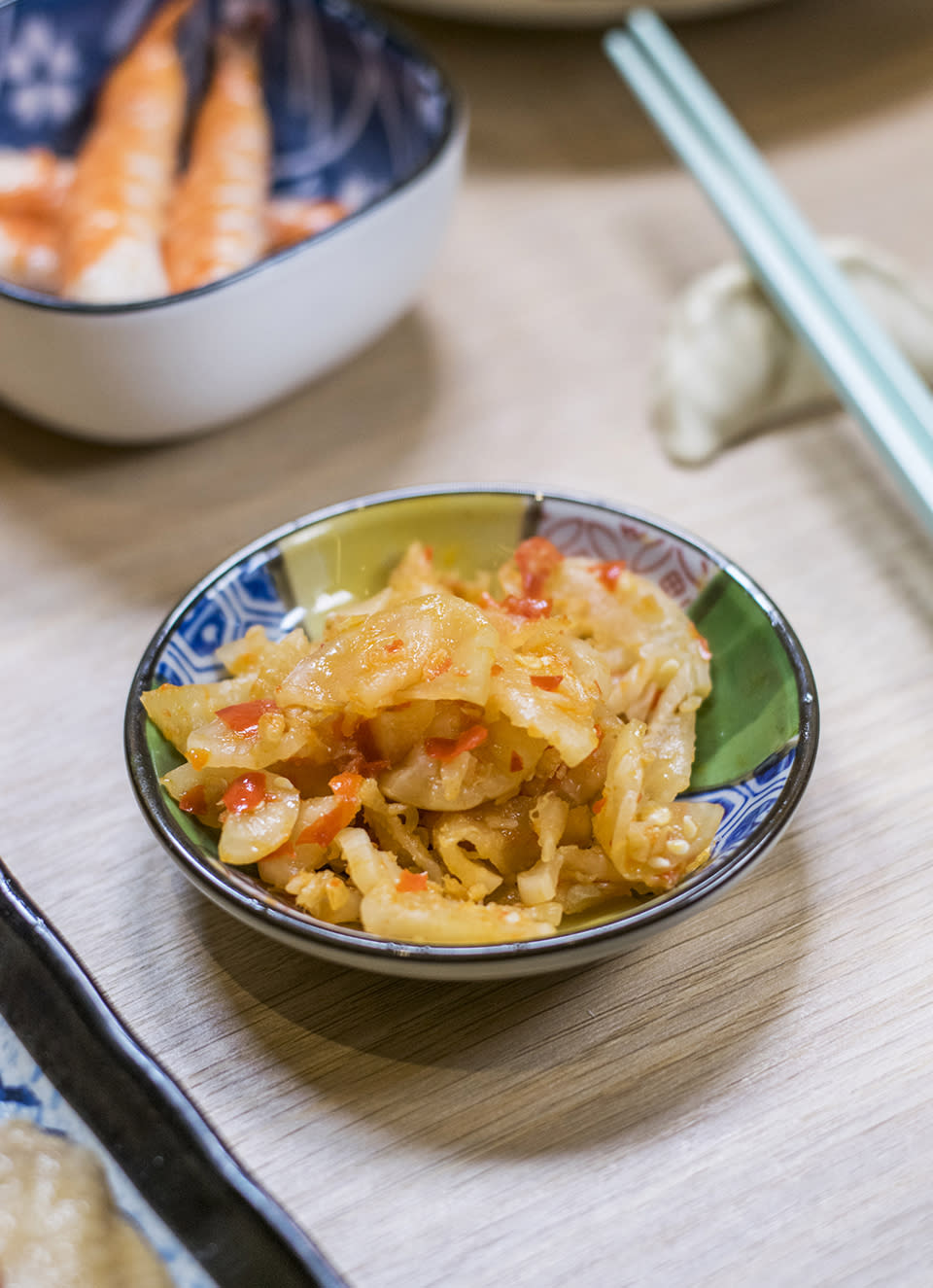 黃埔美食︱黃埔小巷手工餃子店 無味精雞湯拌餃 招牌鮮蝦帶子餃+糖不甩麻糬餃子