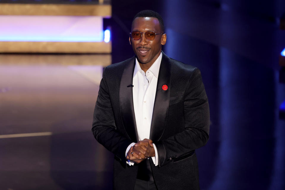 Mahershala Ali speaks onstage during the 96th Annual Academy Awards