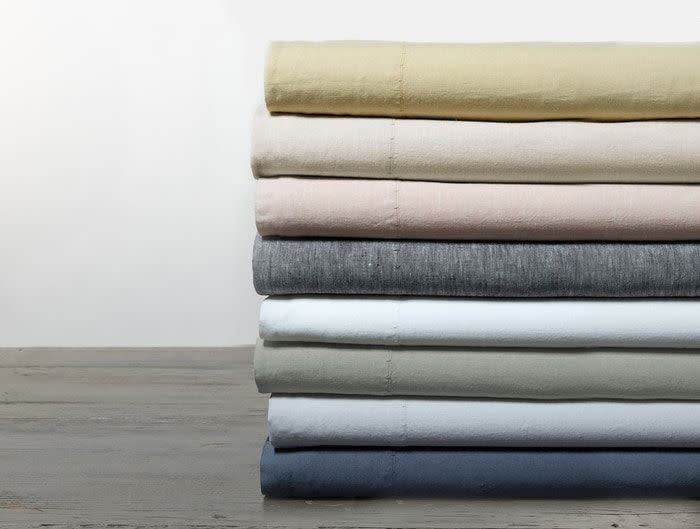 10) Organic Relaxed Linen Sheets