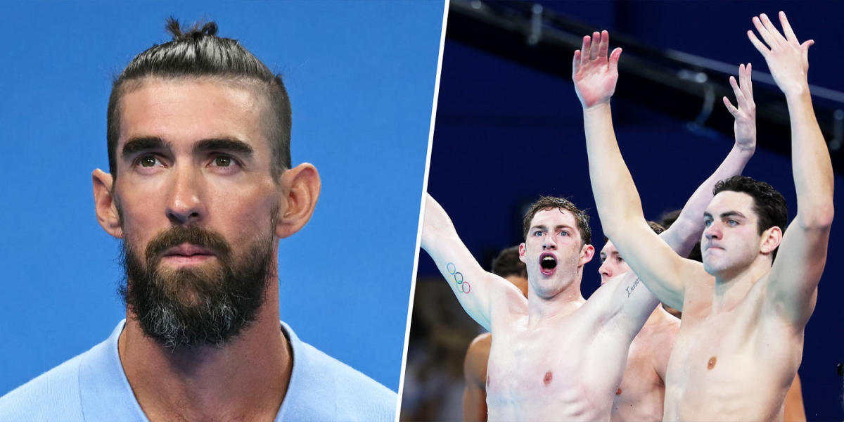 Michael Phelps on why he was 'pretty disappointed' with US men's