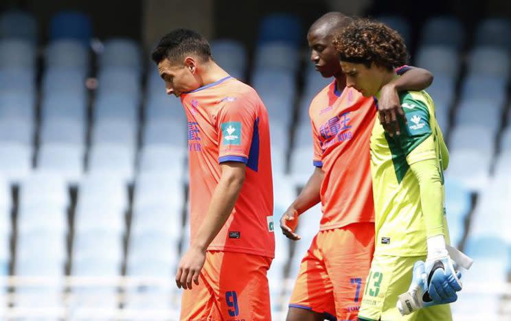 Ochoa y el Granada firmaron el descenso tras caer con la Real Sociedad. Foto: EFE