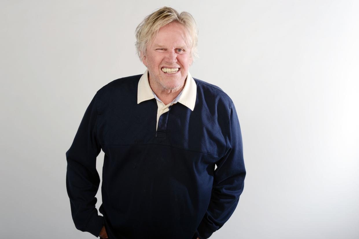 Gary Busey visits the Daily News at 4 New York Plaza and guest edits Confidential on Nov. 9, 2016