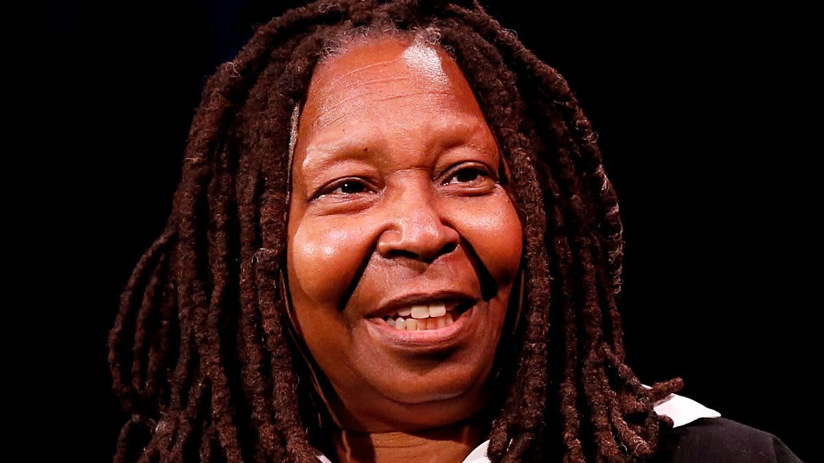 A YouTube video claimed that Whoopi Goldberg begged for mercy after Tom Selleck destroyed her regarding remarks she made about Jason Aldean. Dominik Bindl/Getty Images