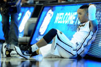 OMAHA, NE - MARCH 16: Phil Pressey #1 of the Missouri Tigers reacts after he missed a potential game-winning 3-point shot at the buzzer against the Norfolk State Spartans during the second round of the 2012 NCAA Men's Basketball Tournament at CenturyLink Center on March 16, 2012 in Omaha, Nebraska. Norfolk won 86-84. (Photo by Eric Francis/Getty Images)