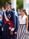 <p>Queen Letizia and Prince Felipe visited the General Military Academy in San Javier, Spain.</p>