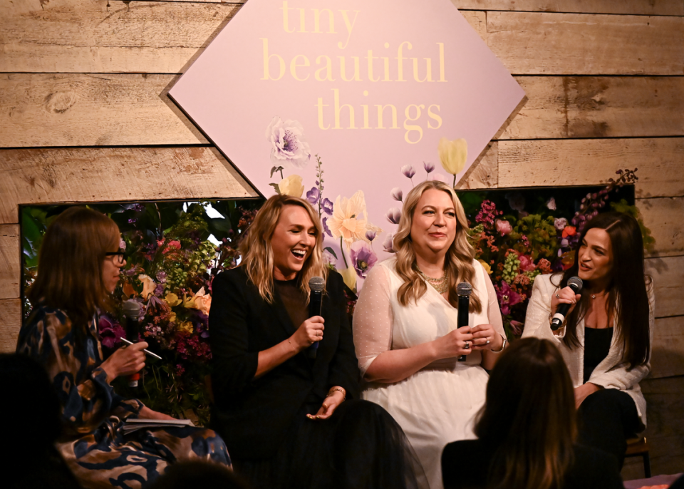 <em>Variety</em> co-editor-in-chief Cynthia Littleton with Liz Tigelaar, Cheryl Strayed and Lauren Neustadter