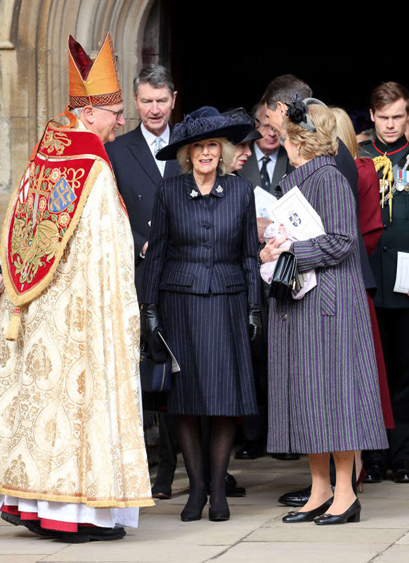 La reina Camilla con Ana María de Grecia