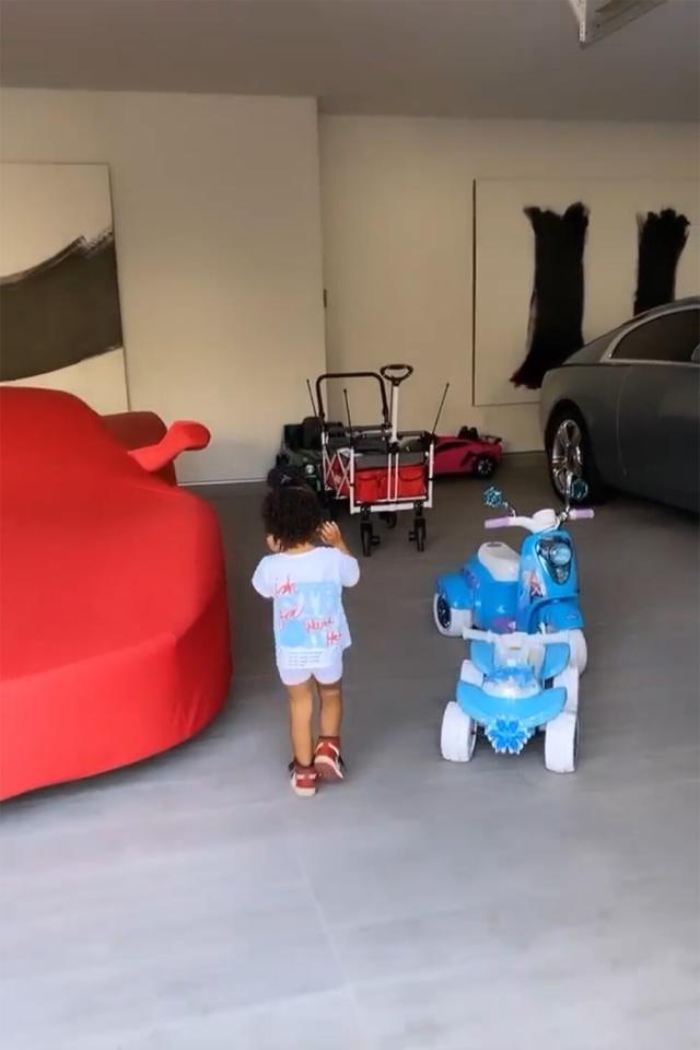 Kylie Jenner & Daughter Stormi Stroll In Matching Fendi Gears