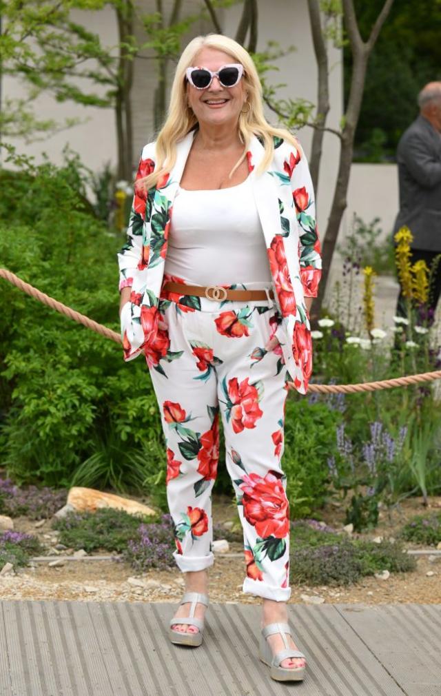 london, england may 22 vanessa feltz attends the 2023 chelsea flower show at royal hospital chelsea on may 22, 2023 in london, england photo by karwai tangwireimage