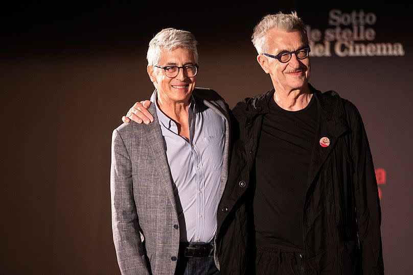 Directors Alexander Payne and Wim Wenders 