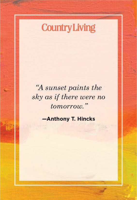 sunset quote about painting the sky