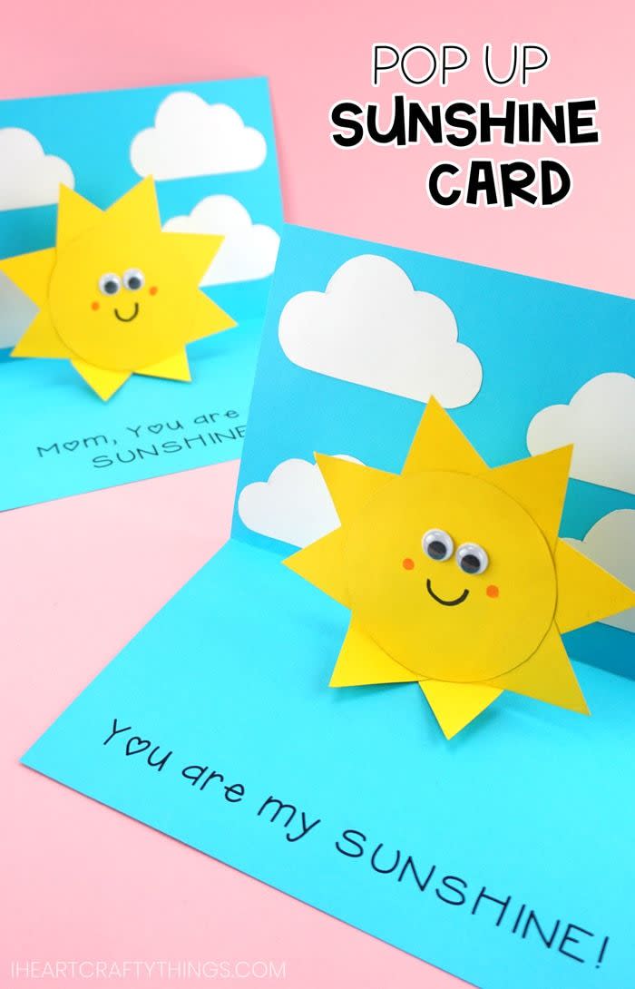 40) Pop-Up Sunshine Card