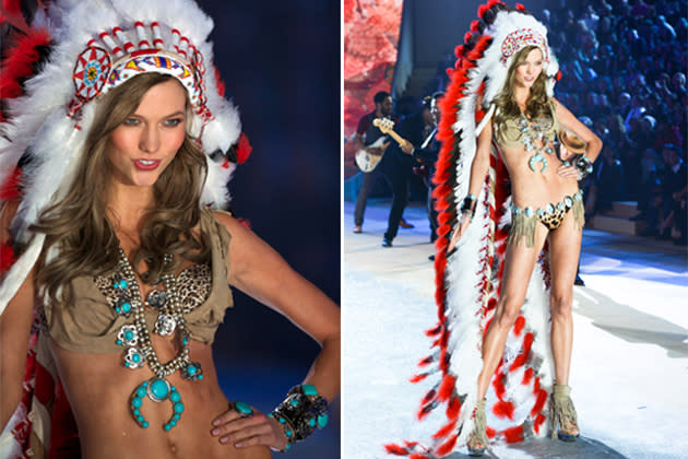 Karlie Kloss: Das "Victoria's Secret"-Model in dem umstrittennen Laufsteg-Look (Bilder: ddp images)