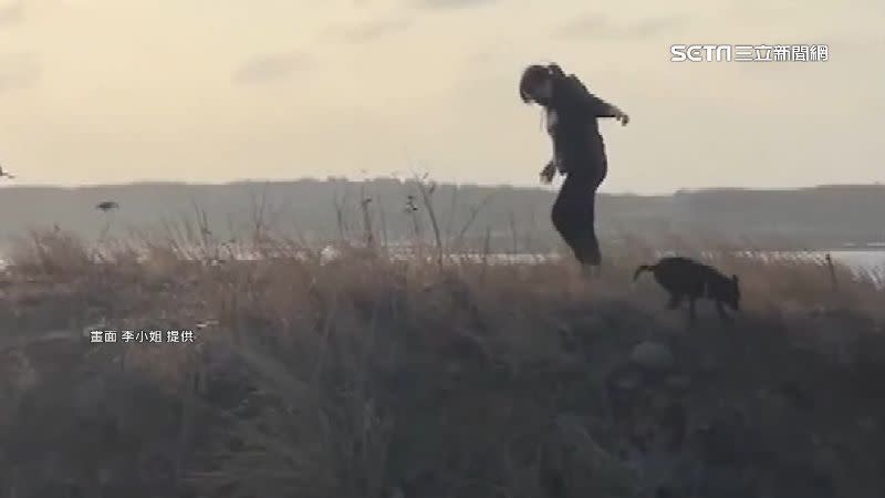 水桶俠對人類警覺心高，過去也有民眾嘗試幫助牠，但都失敗。（圖／李小姐提供）