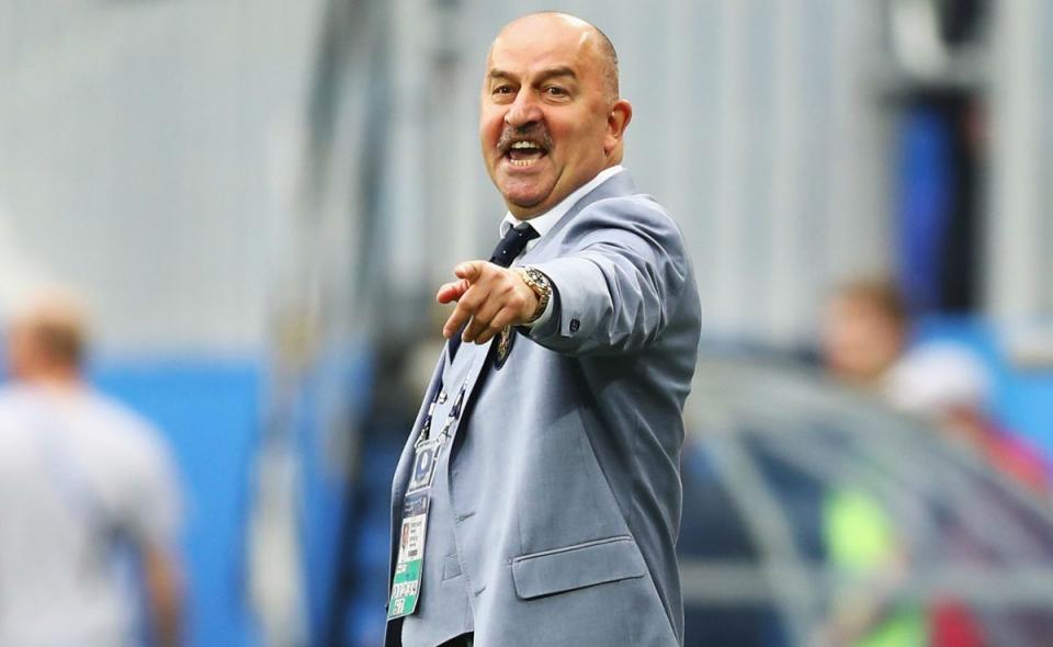 Manager Stanislav Cherchesov has come under fire for his team's performance at the Confederations Cup, which is mostly misguided. (Getty)