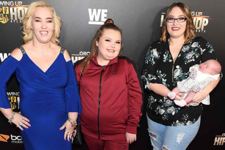 Paras Griffin/Getty June "Mama June" Shannon, Alana "Honey Boo Boo" Thompson and Lauryn "Pumpkin" Shannon with daughter Ella