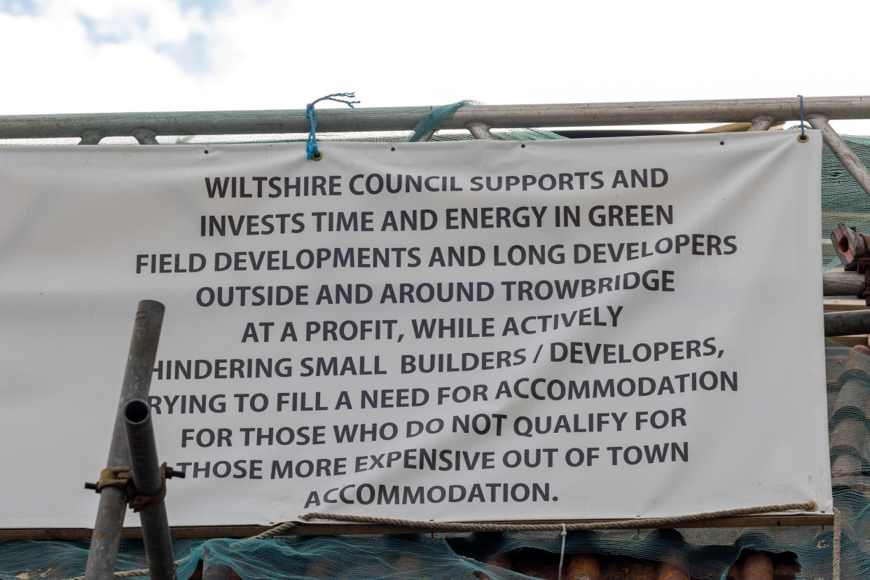 Michael Thomas believes Trowbridge Town Council 'hinder' independent developers. (SWNS)
