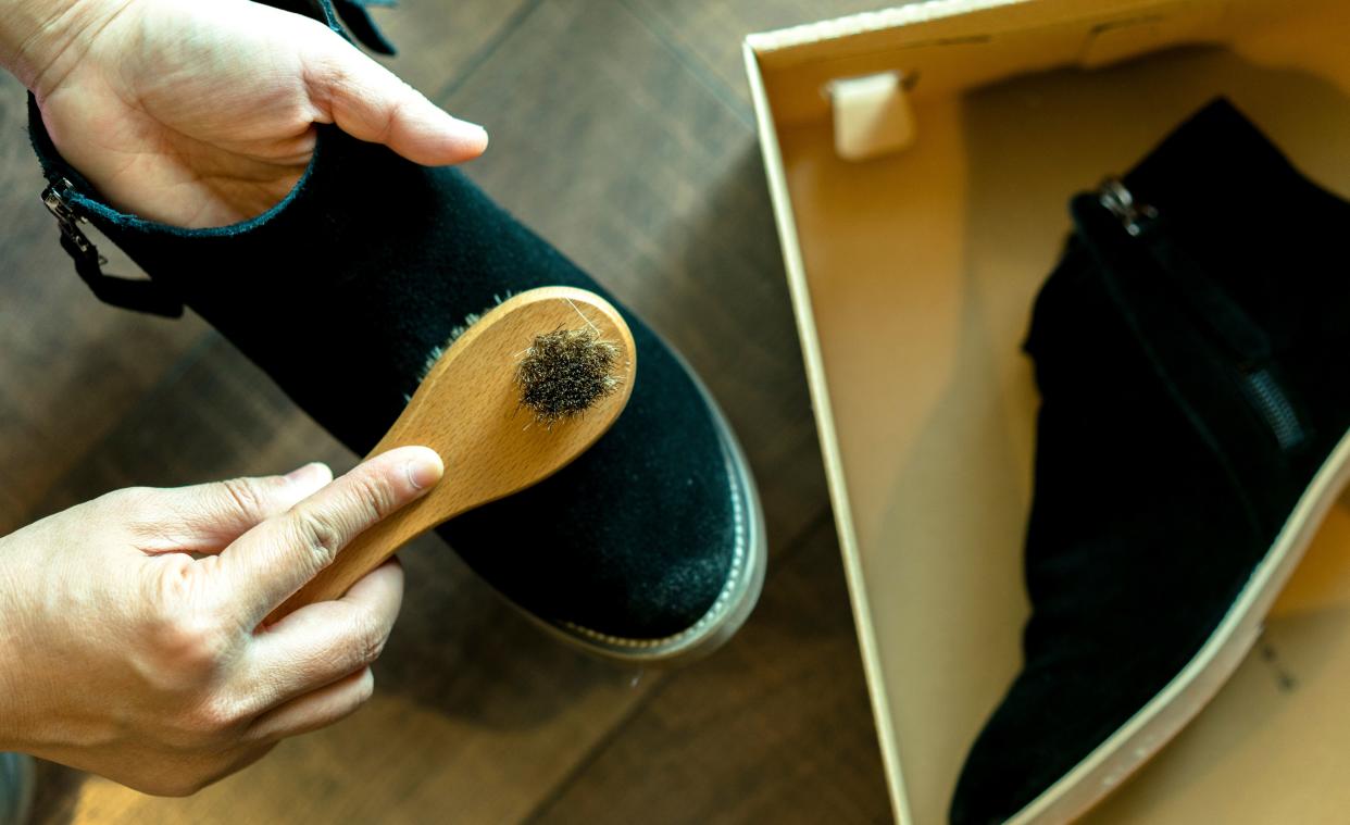 How do you clean suede shoes? [Photo: Getty]