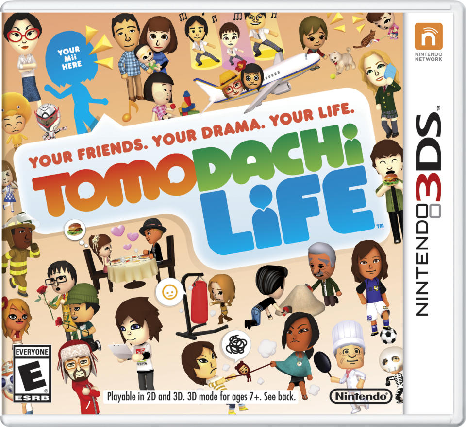 FILE - This photo provided by Nintendo shows the cover of the video game, "Tomodachi Life." Nintendo is apologizing and pledging to be more inclusive after being criticized for not recognizing same-sex relationships in English editions of the life-simulator video game. But the publisher said it was too late to make changes. Nintendo came under fire from fans and gay rights organizations in early May 2014 after refusing to add same-sex relationship options to the game set for release June 6, 2014 in North America and Europe. (AP Photo/Nintendo)