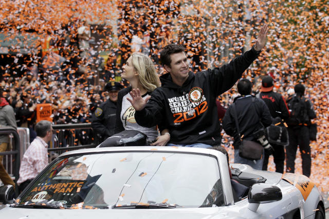 Hey, Buster: After Giants celebrate their championship catcher