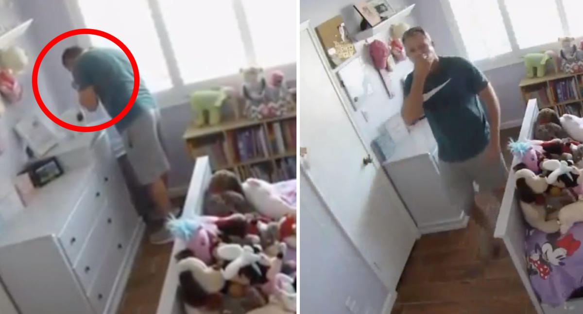 Wife catches husband sniffing their 10-year-old daughter's underwear