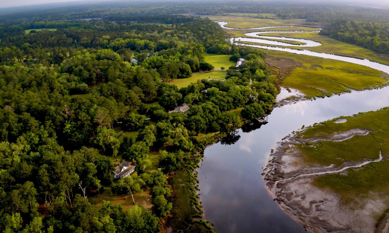 The 4,400-acre tract, about 40 miles northeast of Savannah, is flanked by deep water access on the Coosawhatchie and Tulifiny rivers, and bisected by Interstate 95.