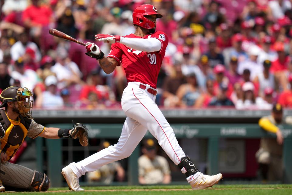 Cincinnati Reds outfielder Will Benson received help from Joey Votto to make adjustments at the plate and turn around his season.