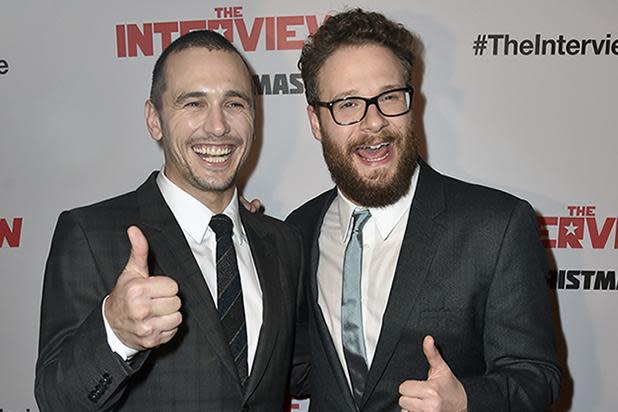 James Franco, Seth Rogen at 'The Interview' premiere