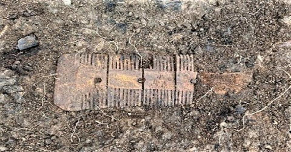 Ancient artifacts were found near the henge, including combs made from bone, the researchers said.