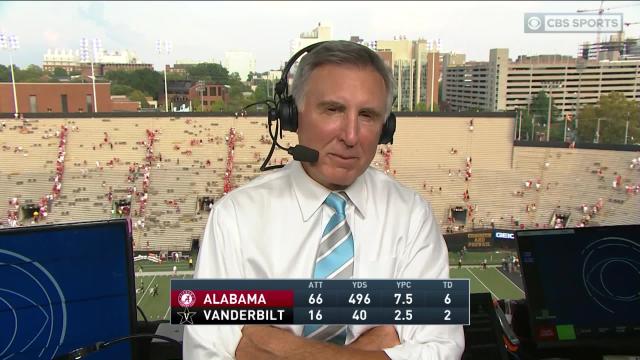 CBS' Gary Danielson makes terrible argument for Alabama's playoff inclusion