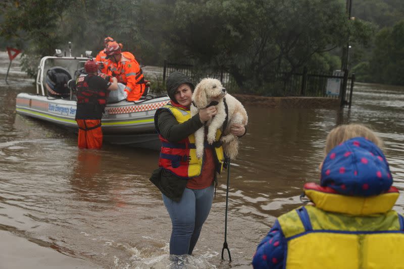 Widespread flooding in New South Wales