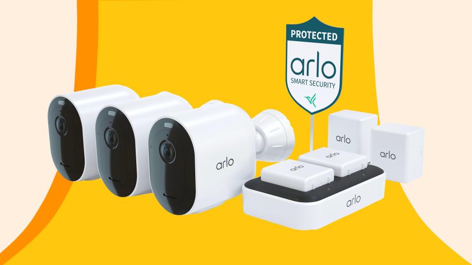 Save $200 on this 12-piece Arlo Pro 4 Spotlight Camera Security Bundle.