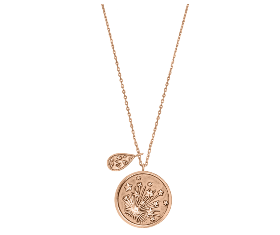 Wanderlust + Co Rose Gold necklace. (PHOTO: WANDERLUST+CO)